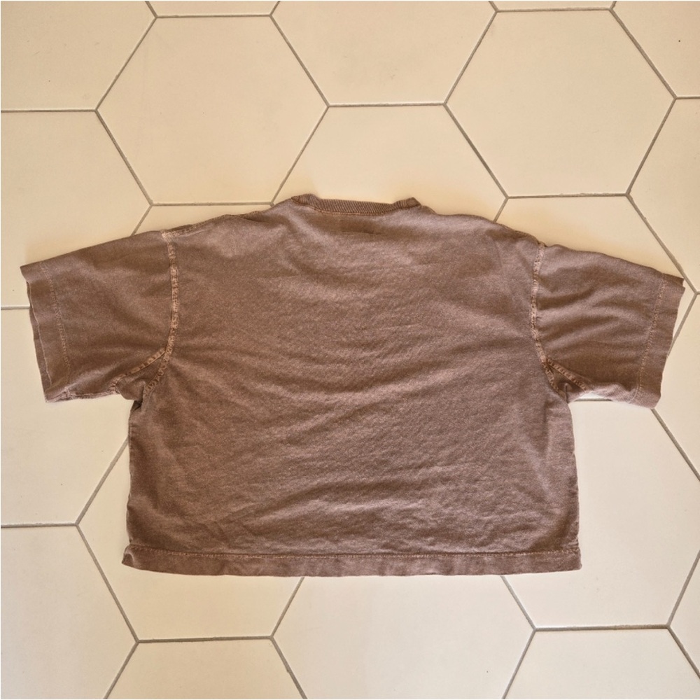 Joah Brown Relaxed Fit Brown Tee - Picture 2 of 6